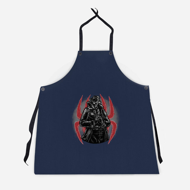 Justice In Black And White-Unisex-Kitchen-Apron-glitchygorilla