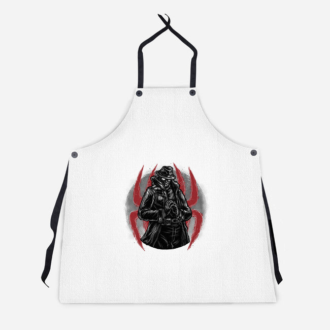 Justice In Black And White-Unisex-Kitchen-Apron-glitchygorilla