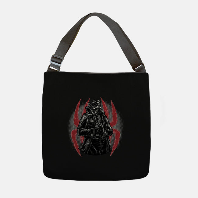 Justice In Black And White-None-Adjustable Tote-Bag-glitchygorilla