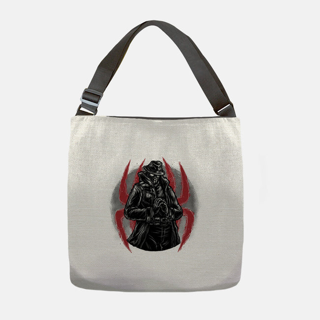 Justice In Black And White-None-Adjustable Tote-Bag-glitchygorilla