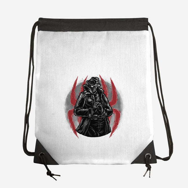 Justice In Black And White-None-Drawstring-Bag-glitchygorilla