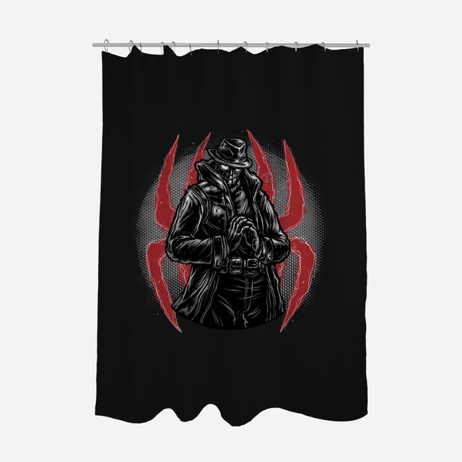 Justice In Black And White-None-Polyester-Shower Curtain-glitchygorilla