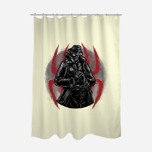 Justice In Black And White-None-Polyester-Shower Curtain-glitchygorilla