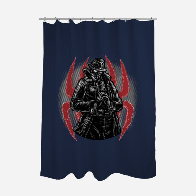 Justice In Black And White-None-Polyester-Shower Curtain-glitchygorilla
