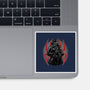 Justice In Black And White-None-Glossy-Sticker-glitchygorilla