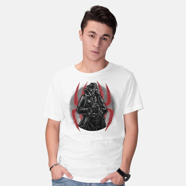 Justice In Black And White-Mens-Basic-Tee-glitchygorilla
