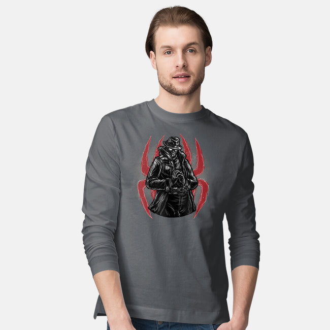 Justice In Black And White-Mens-Long Sleeved-Tee-glitchygorilla