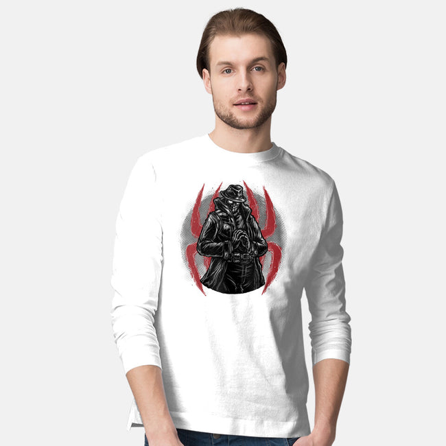 Justice In Black And White-Mens-Long Sleeved-Tee-glitchygorilla