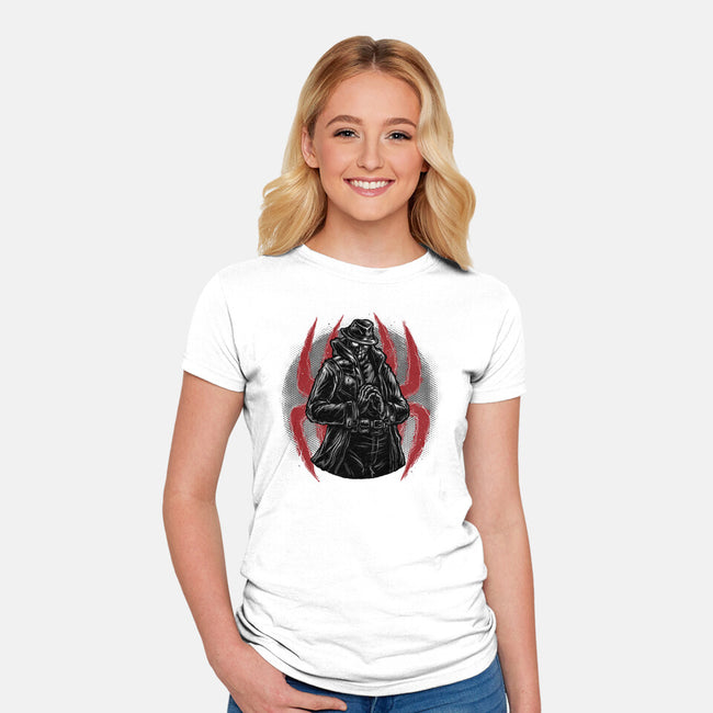 Justice In Black And White-Womens-Fitted-Tee-glitchygorilla