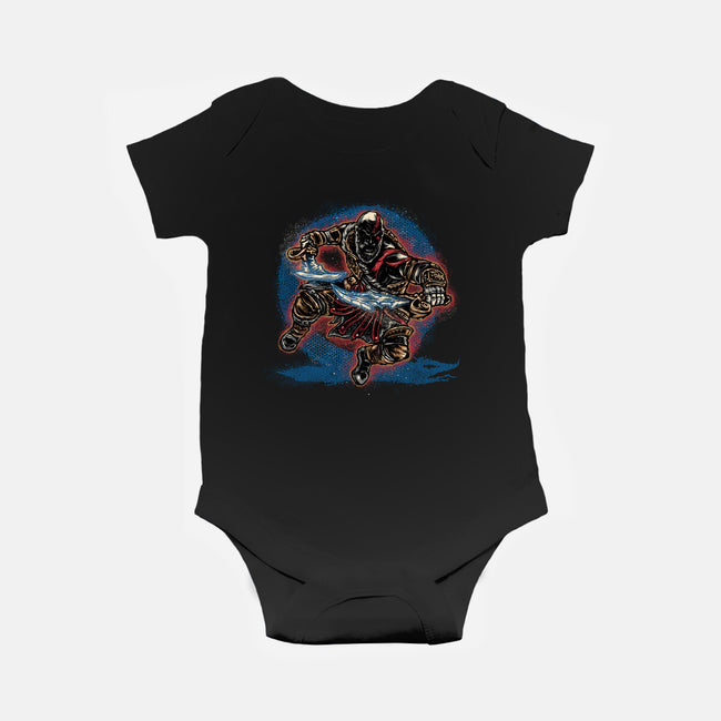 Chaos Up Above-Baby-Basic-Onesie-glitchygorilla