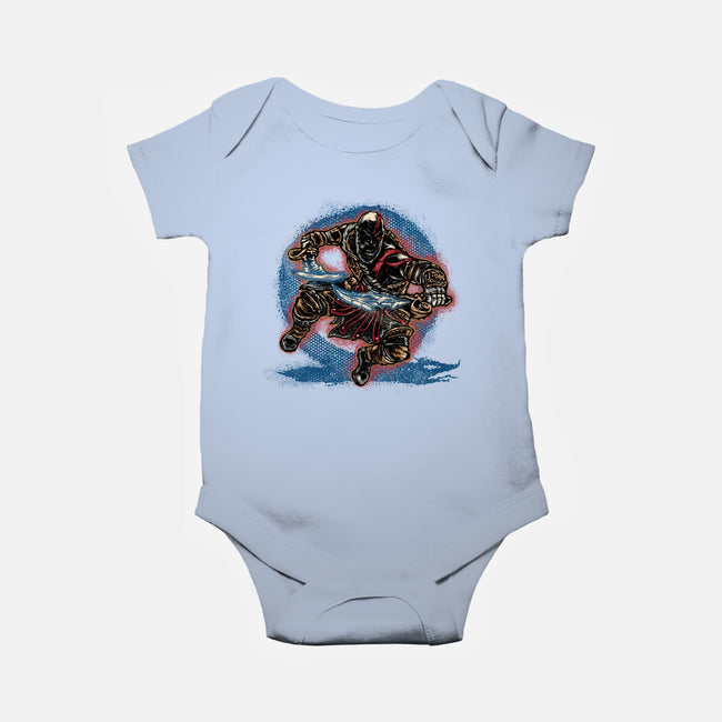 Chaos Up Above-Baby-Basic-Onesie-glitchygorilla