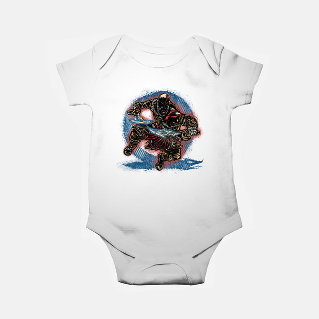 Chaos Up Above-Baby-Basic-Onesie-glitchygorilla