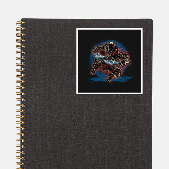 Chaos Up Above-None-Glossy-Sticker-glitchygorilla