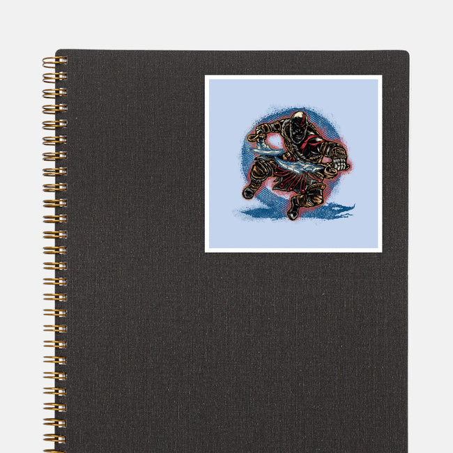 Chaos Up Above-None-Glossy-Sticker-glitchygorilla