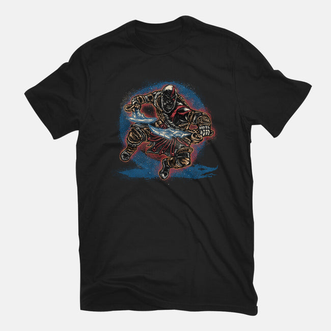 Chaos Up Above-Unisex-Basic-Tee-glitchygorilla