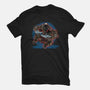 Chaos Up Above-Unisex-Basic-Tee-glitchygorilla