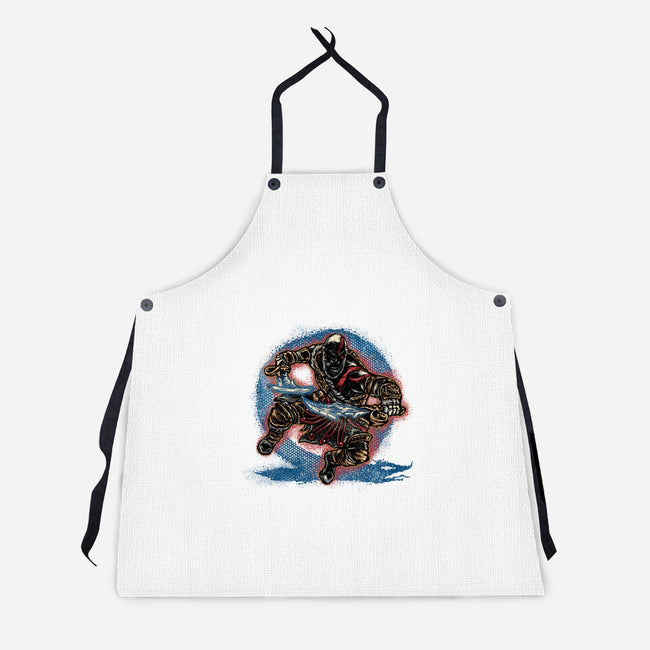 Chaos Up Above-Unisex-Kitchen-Apron-glitchygorilla