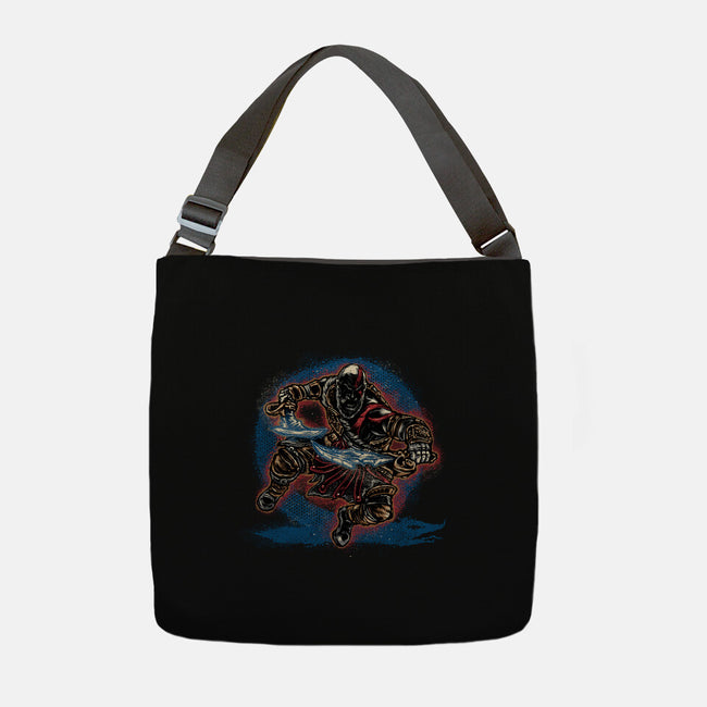 Chaos Up Above-None-Adjustable Tote-Bag-glitchygorilla