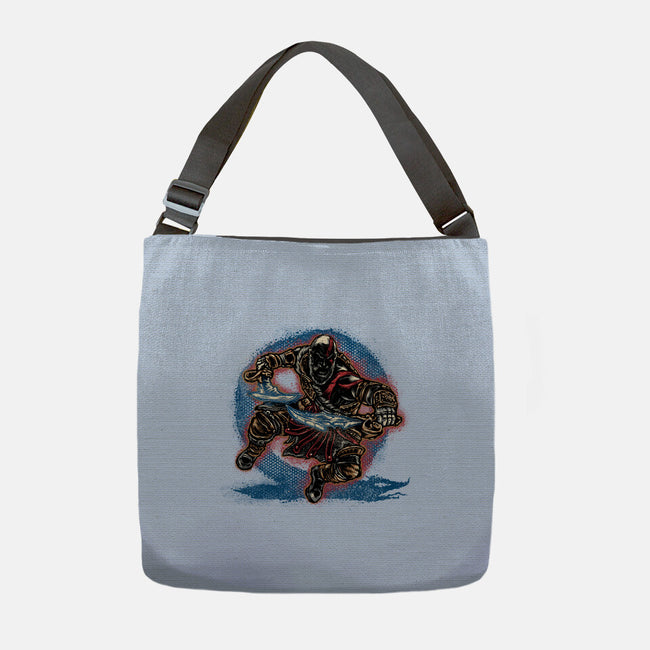 Chaos Up Above-None-Adjustable Tote-Bag-glitchygorilla