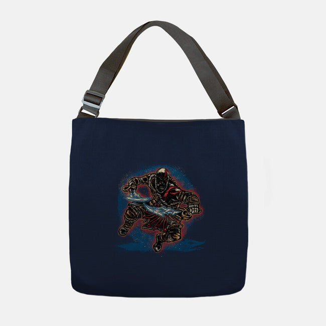 Chaos Up Above-None-Adjustable Tote-Bag-glitchygorilla