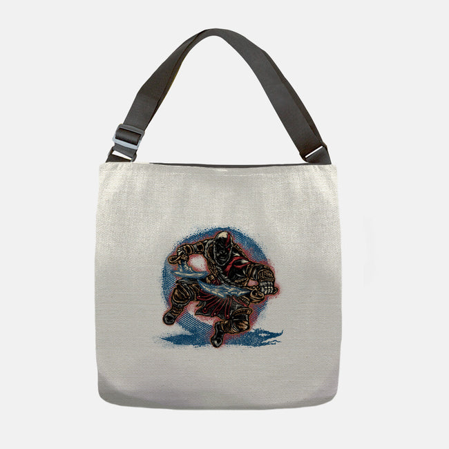 Chaos Up Above-None-Adjustable Tote-Bag-glitchygorilla
