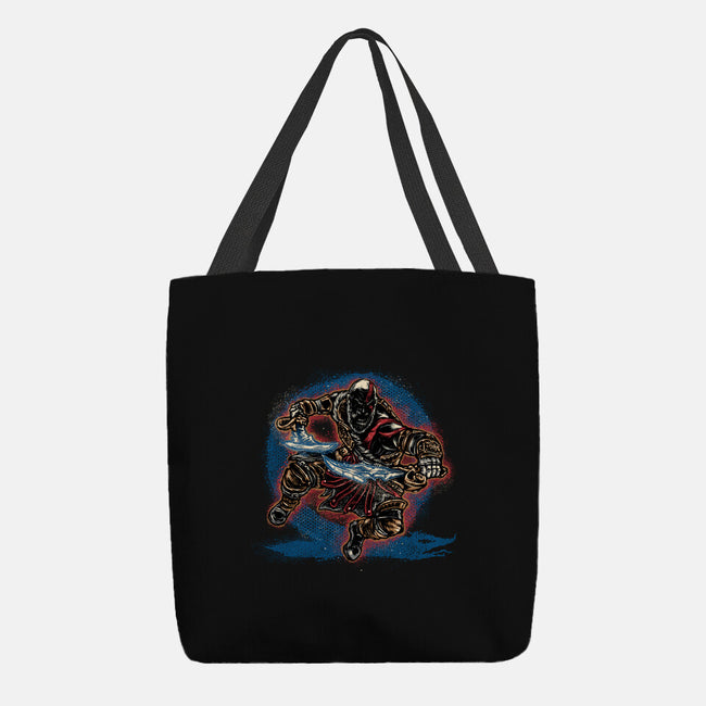 Chaos Up Above-None-Basic Tote-Bag-glitchygorilla