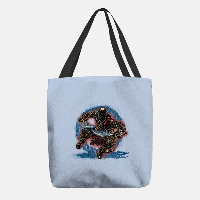 Chaos Up Above-None-Basic Tote-Bag-glitchygorilla