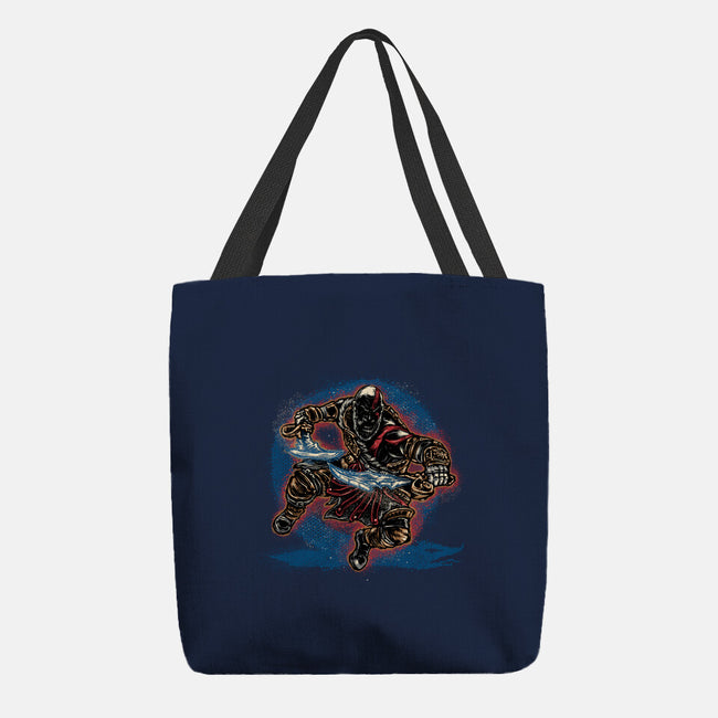Chaos Up Above-None-Basic Tote-Bag-glitchygorilla