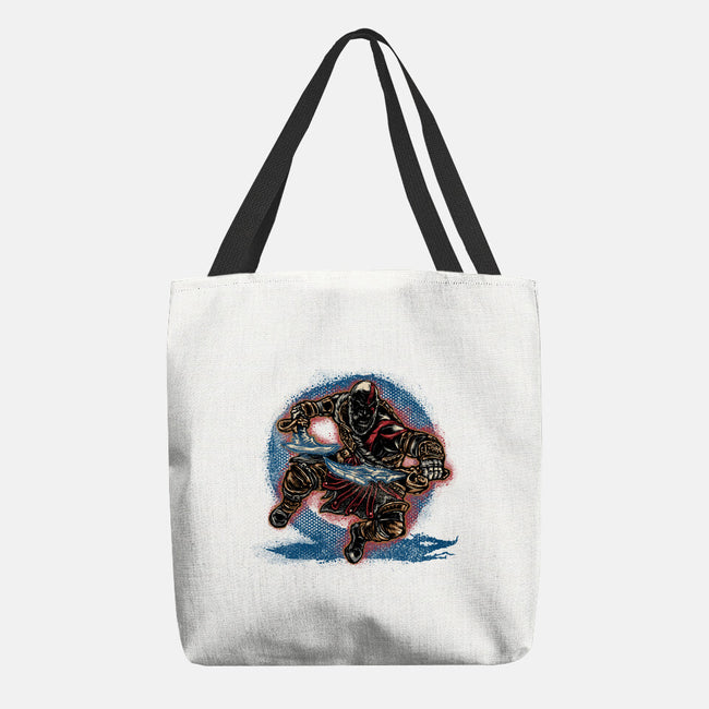 Chaos Up Above-None-Basic Tote-Bag-glitchygorilla