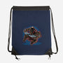 Chaos Up Above-None-Drawstring-Bag-glitchygorilla