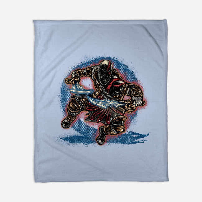 Chaos Up Above-None-Fleece-Blanket-glitchygorilla