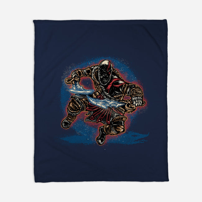 Chaos Up Above-None-Fleece-Blanket-glitchygorilla