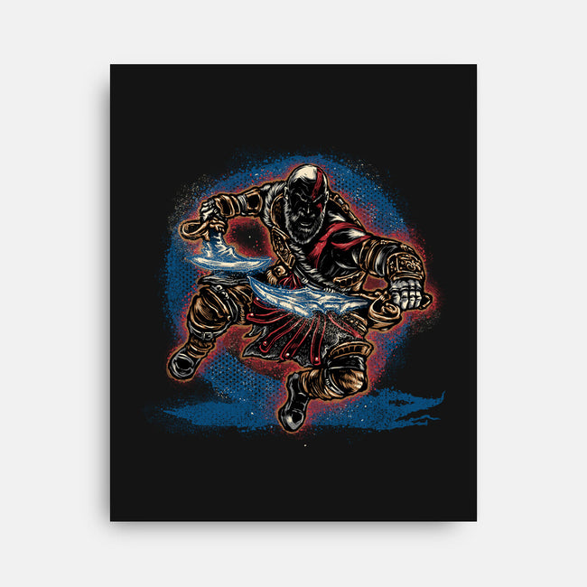 Chaos Up Above-None-Stretched-Canvas-glitchygorilla