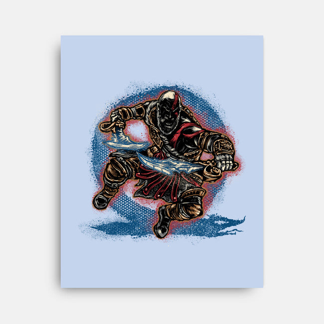 Chaos Up Above-None-Stretched-Canvas-glitchygorilla