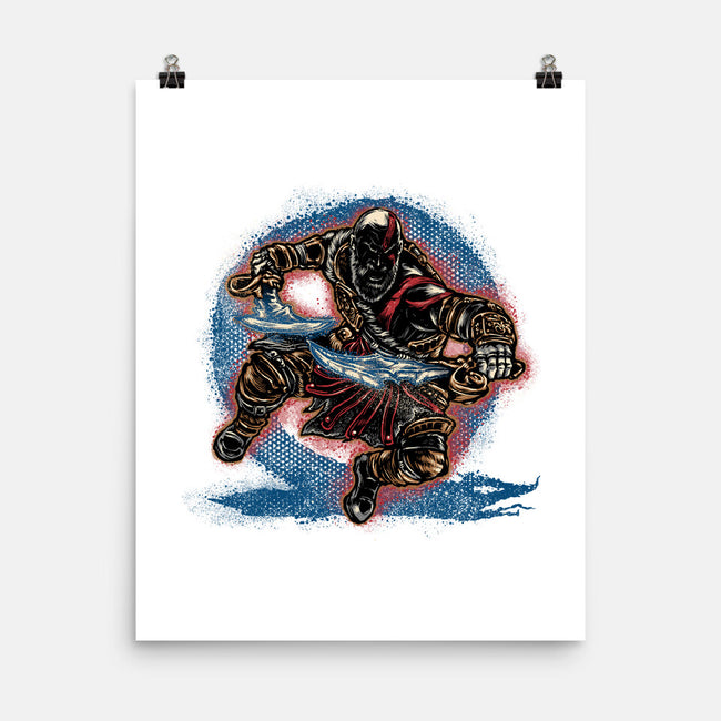 Chaos Up Above-None-Matte-Poster-glitchygorilla