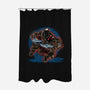 Chaos Up Above-None-Polyester-Shower Curtain-glitchygorilla