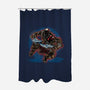 Chaos Up Above-None-Polyester-Shower Curtain-glitchygorilla