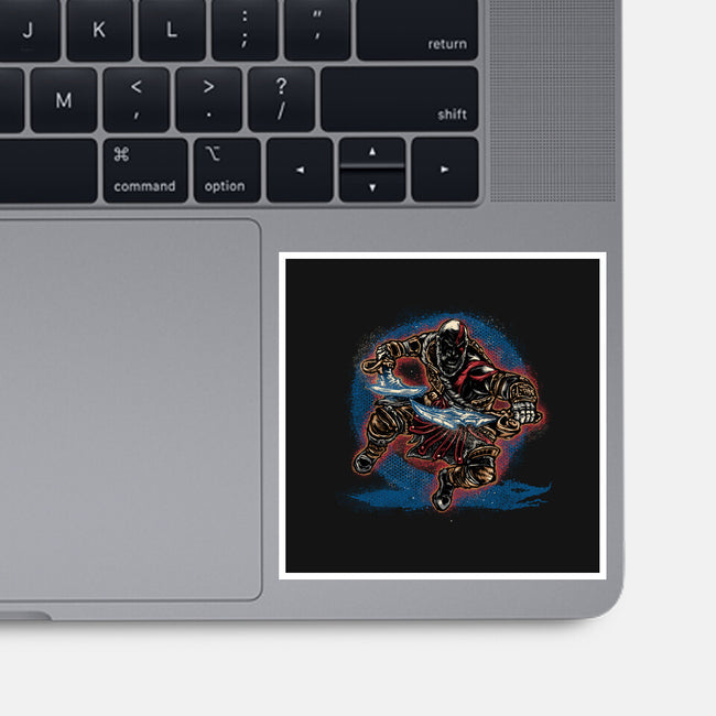 Chaos Up Above-None-Glossy-Sticker-glitchygorilla