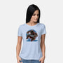 Chaos Up Above-Womens-Basic-Tee-glitchygorilla