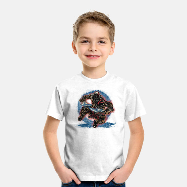 Chaos Up Above-Youth-Basic-Tee-glitchygorilla
