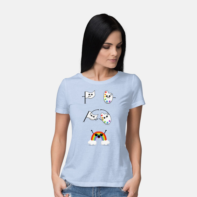 Fusion Pride-Womens-Basic-Tee-Claudia