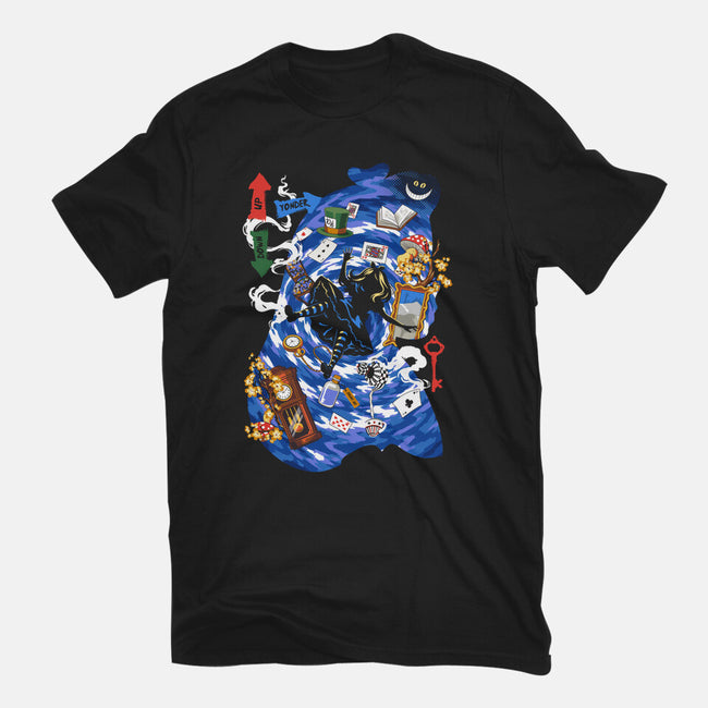 Through The Rabbit Hole-Womens-Basic-Tee-Arinesart