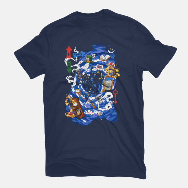 Through The Rabbit Hole-Youth-Basic-Tee-Arinesart