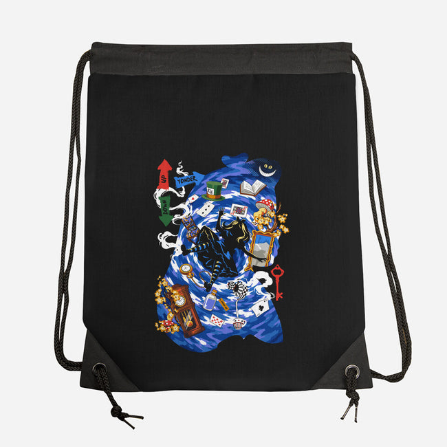 Through The Rabbit Hole-None-Drawstring-Bag-Arinesart