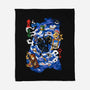 Through The Rabbit Hole-None-Fleece-Blanket-Arinesart