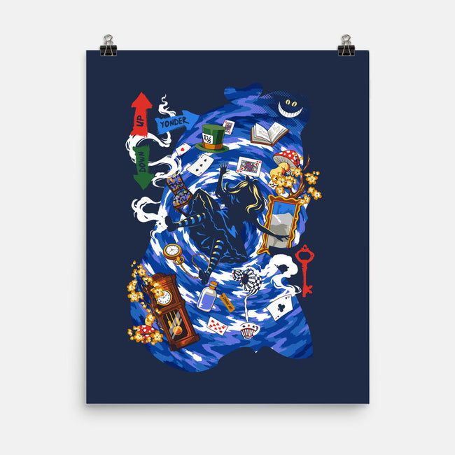 Through The Rabbit Hole-None-Matte-Poster-Arinesart
