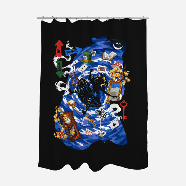 Through The Rabbit Hole-None-Polyester-Shower Curtain-Arinesart