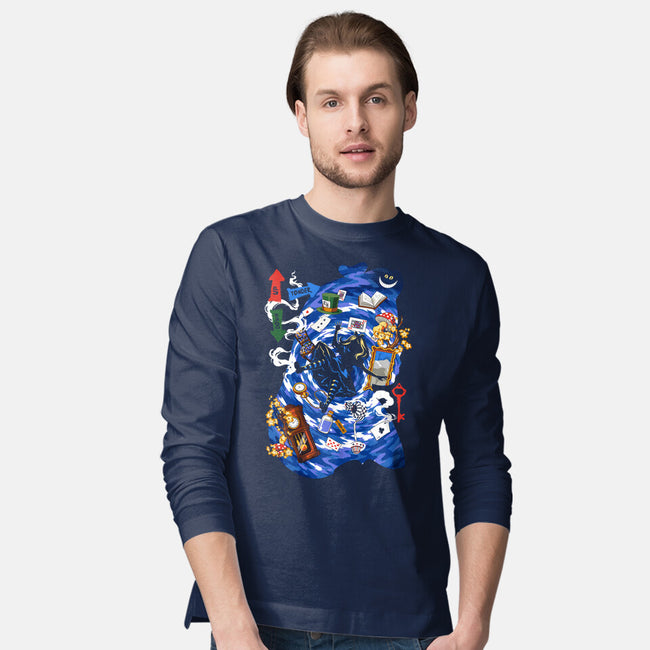 Through The Rabbit Hole-Mens-Long Sleeved-Tee-Arinesart
