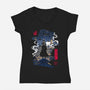 Spider PI-Womens-V-Neck-Tee-Arinesart