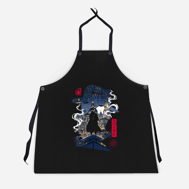 Spider PI-Unisex-Kitchen-Apron-Arinesart